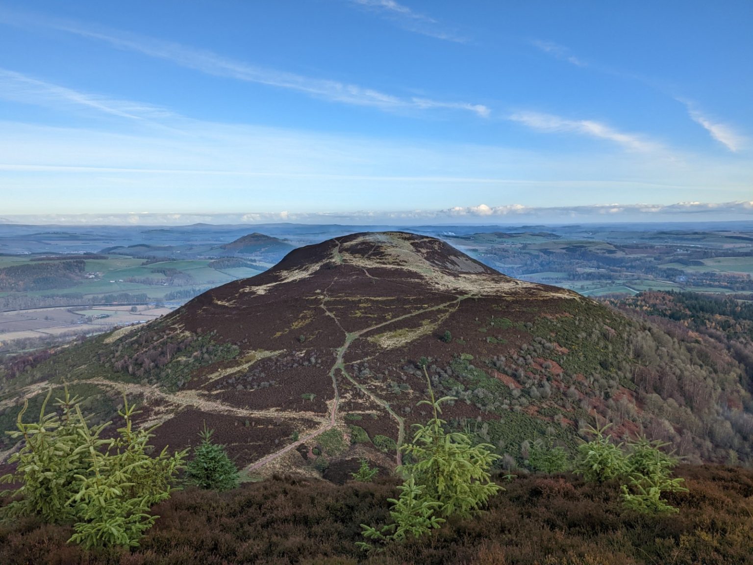 Objects In Place The Eildon Hills Scottish Borders National Museums