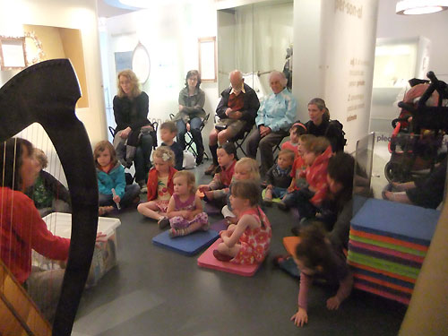 Listening to Animal Tales in the Treasured gallery