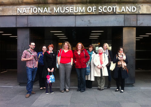 Representatives from member museums of the Fife Museums Forum