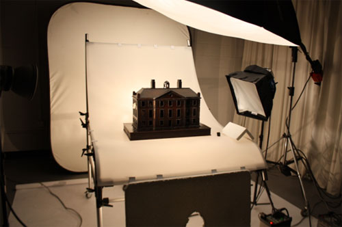 Photography studio at the National Museums Collections Centre at Granton