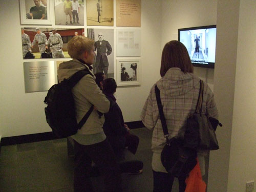 Watching the exhibition video