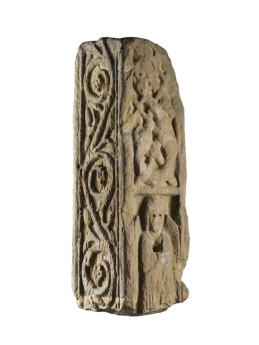 Fragment of sculpture found in Aberlady, East Lothian