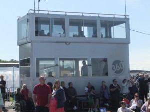 Flight Director's control tower at the Airshow at National Museum of Flight, East Fortune in 2011