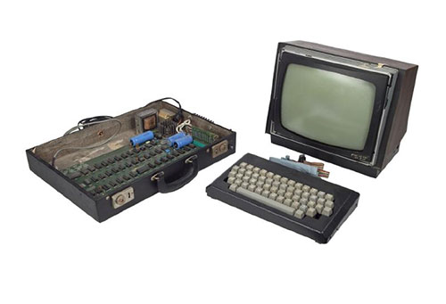 Original Apple 1 personal computer from 1976