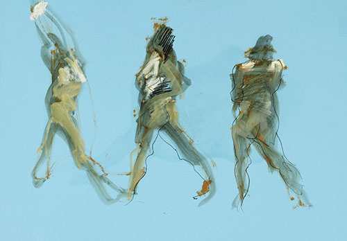 Oil and pastel on paper by Alan McGowan, 2011. Image © Alan McGowan