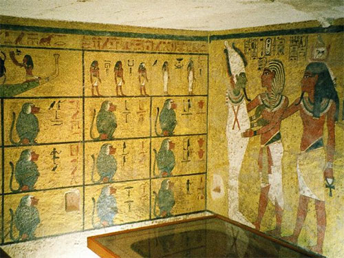 The tomb of Tutankhamun