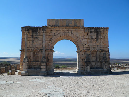 The Volubilis arch