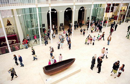 The Grand Gallery in the National Museum of Scotland