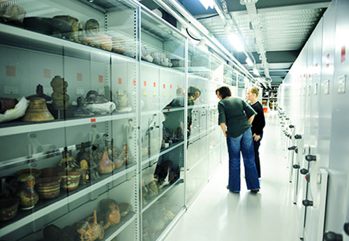 Store room in the National Museums Collection Centre