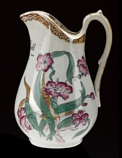 Clyde pottery jug, also on loan to the McLean Museum and Art Gallery for Scotland Creates: A Sense of Place