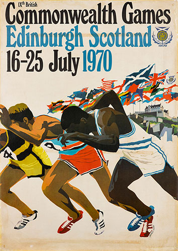 Official poster for the IXth Commonwealth Games