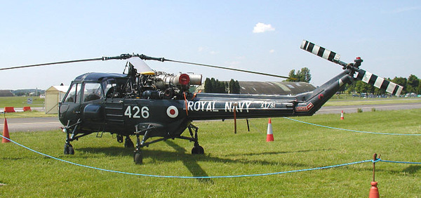 Privately owned Westland Wasp at the Classic-Jet Air Show, Kemble, England, in 2003.