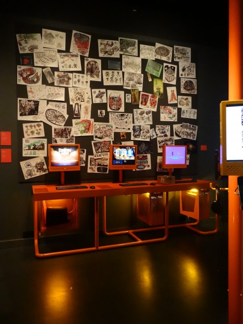 Above: The Game Masters exhibition at National Museum of Scotland