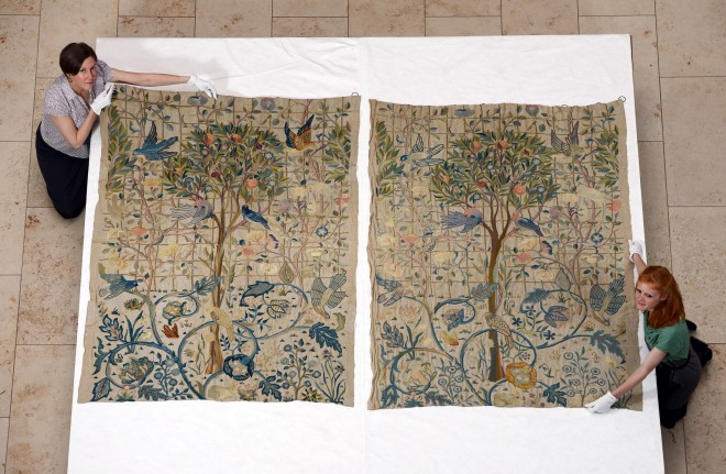 Rare May Morris Embroideries Saved for the Nation