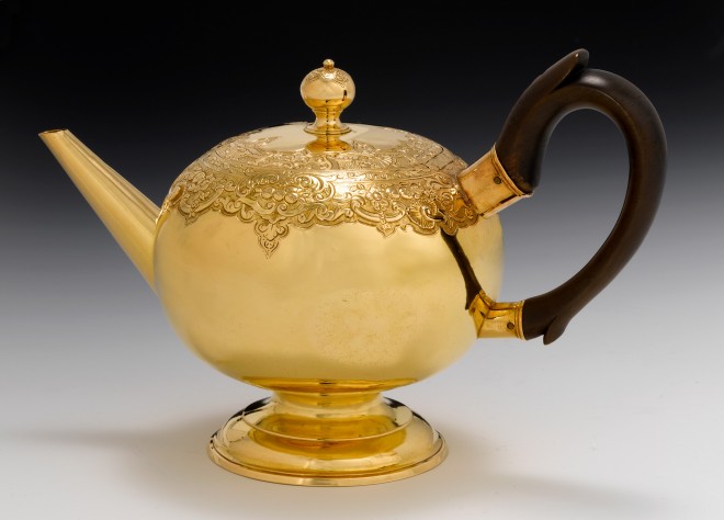 Gold teapot for the 1738 Leith Races