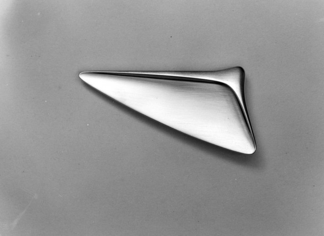 Silver brooch, designed and made by Henning Koppel for Georg Jensen. Denmark, c.1950. © Georg Jensen A/S