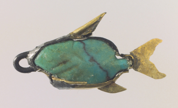 Turquoise fish pendant from the Metropolitan Museum of Modern Art