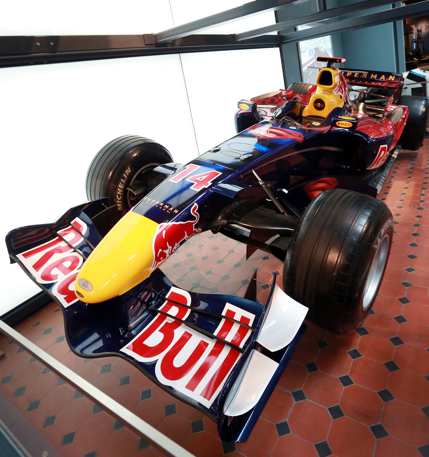 Red Bull RB2 Formula 1 racing car, on display in Explore at National Museum of Scotland. | Museums Scotland Blog