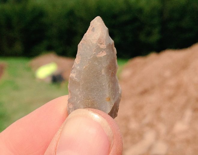 A lovely Early Bronze Age flint tool