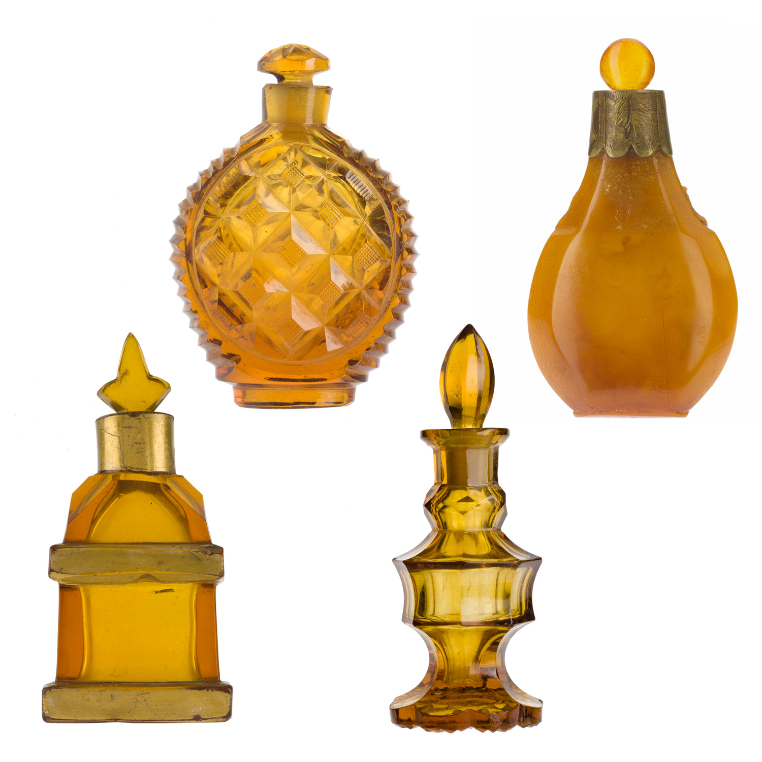Four scent bottles were collected by Ida Pappenheim.