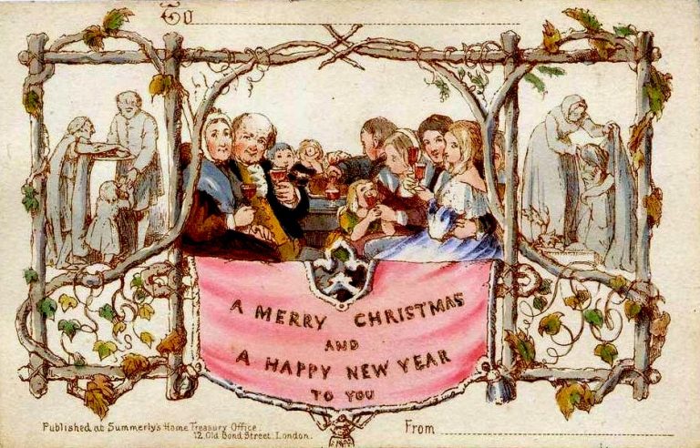 The first Christmas card | National Museums Scotland Blog