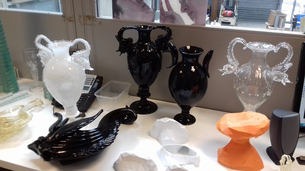 Chinese Whispers in development within Erin Dickson’s studio now can be seen with Art of Glass Photo: Sarah Rothwell