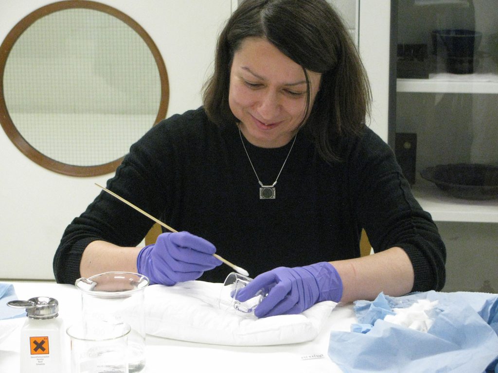 Stefka had devised clear guidelines outlining appropriate conservation materials and techniques to be employed.