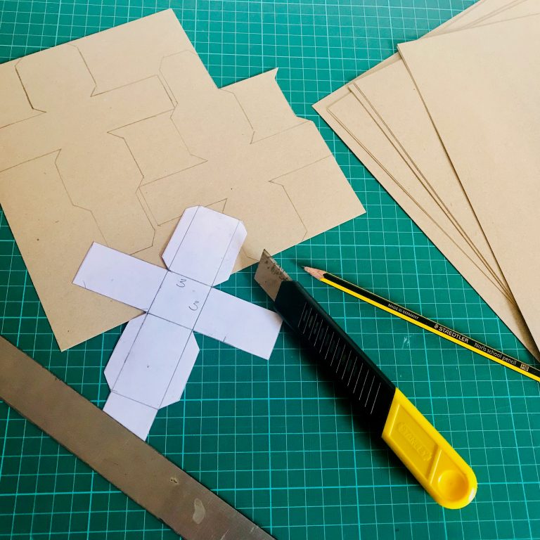 Cardboard pyramid building: Step by step | National Museums Scotland Blog