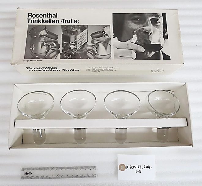 Trulla glasses, designed by Michael Boehm for Rosenthal 