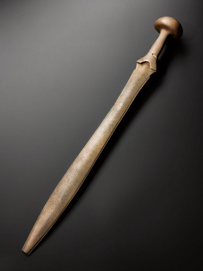 A Bronze Age sword from Peebleshire.