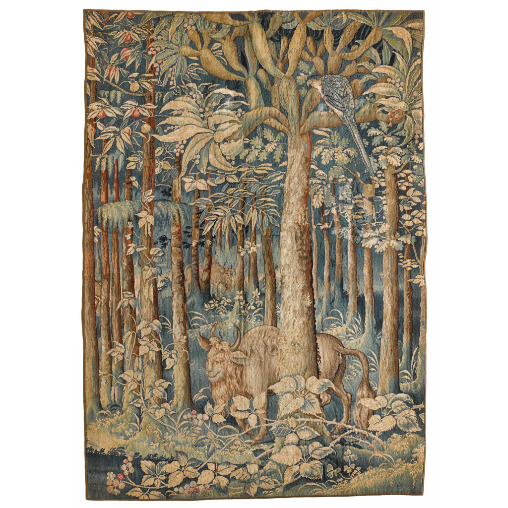 A panel of tapestry.