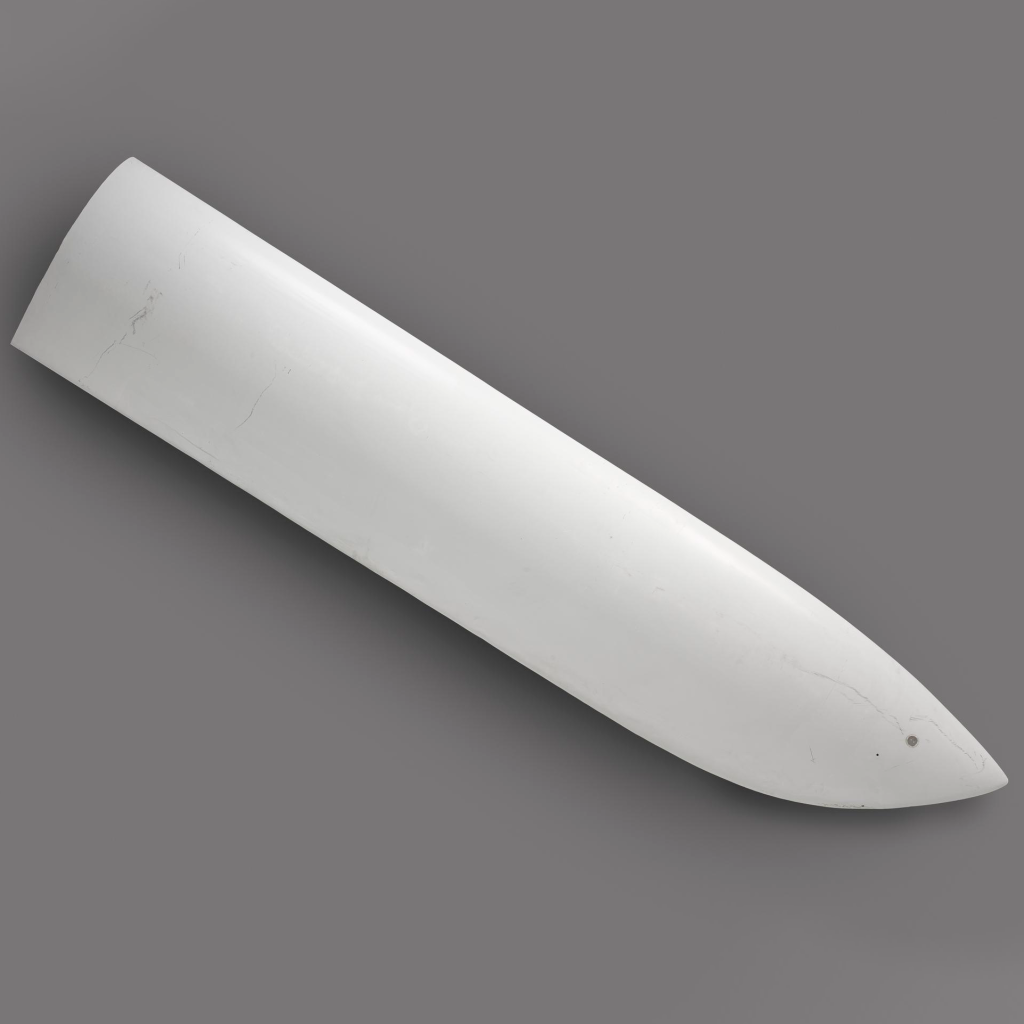 A white blade.